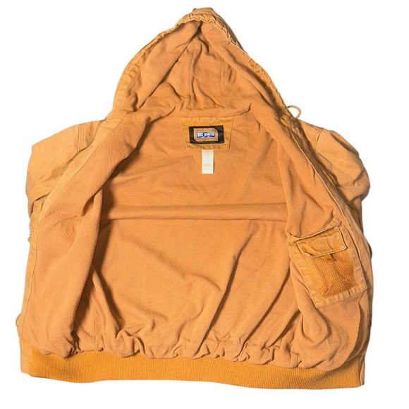 Vintage Big Smith Hoofed Work Jacket Thrashed Large 42-44 Chest - Picture 5 of 10